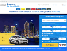 Tablet Screenshot of panamacar.com